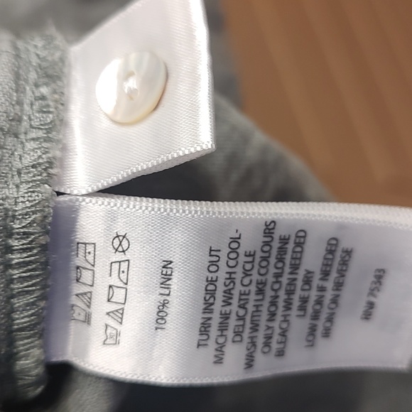 Sigrid Olsen Linen Tunic Top XL - Picture 7 of 7